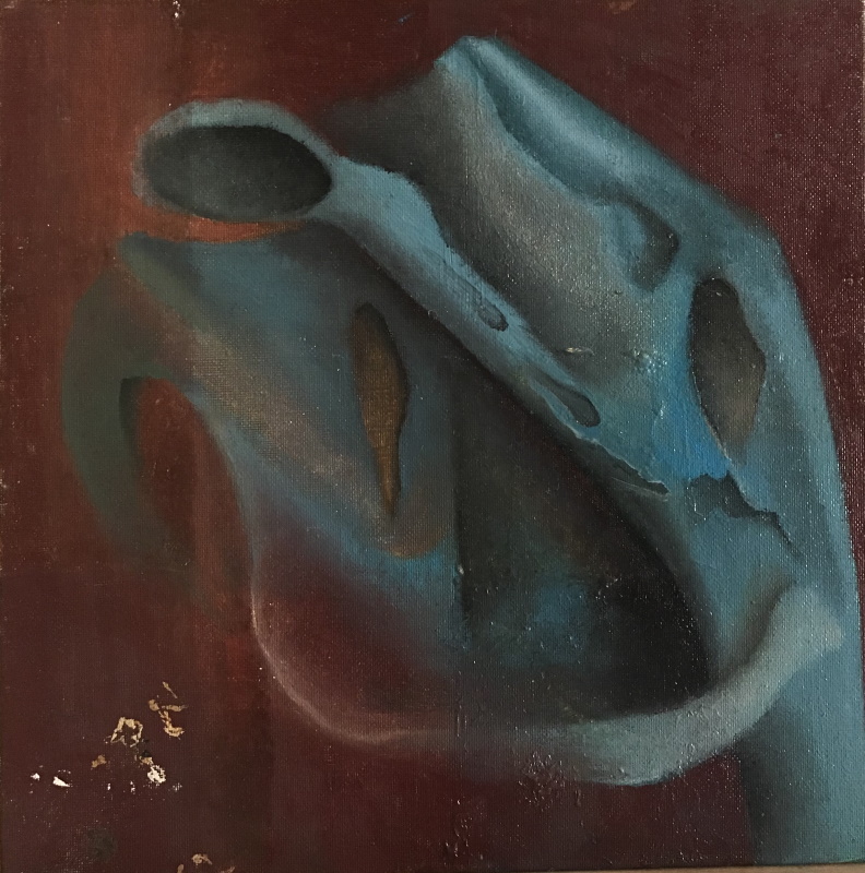 that's not me <br> oil on canvas 30x30 cm