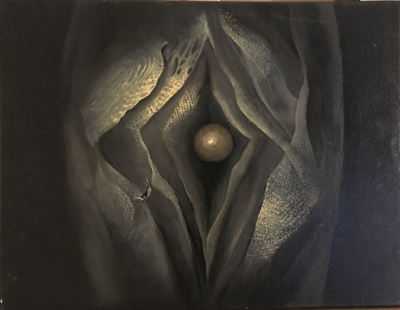  early creation<br> oil on canvas  30x40 cm